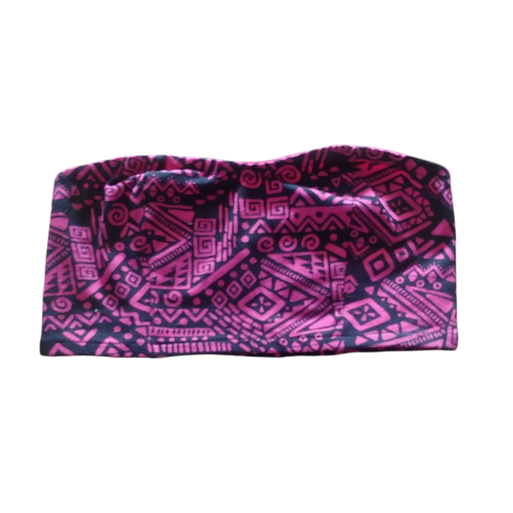 Maroon & Black Bandeau (NWOT's)